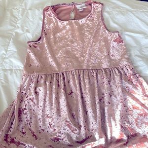 Knox rose velvet tunic